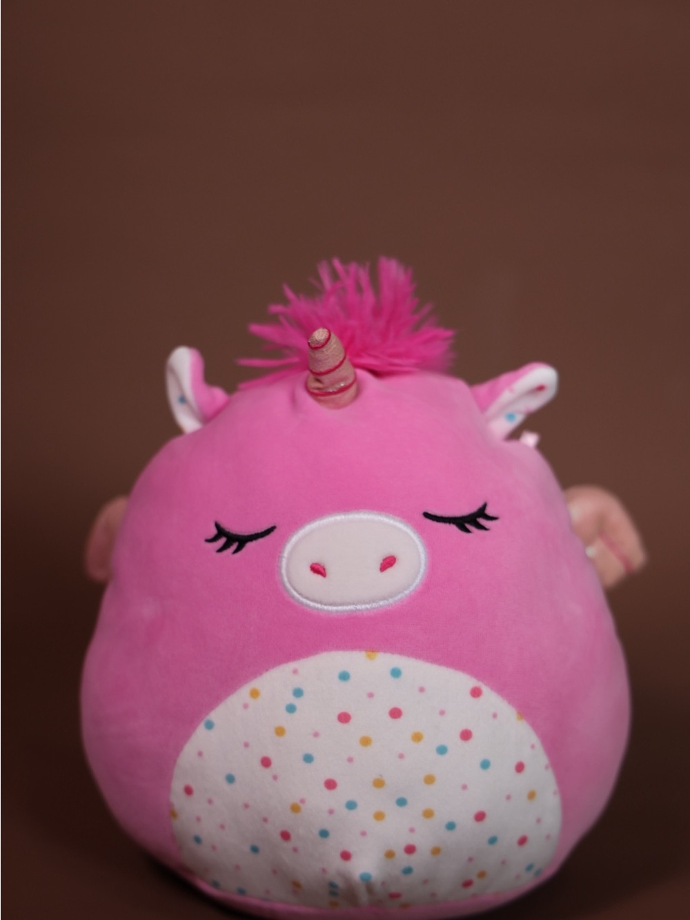 Pink Unicorn Plush Squishmallow 8”